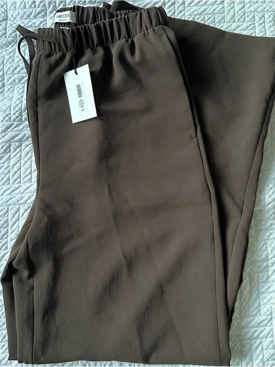 Aritzia Lodge Pants M Tall - Rich Mocha Brown - Picture 2 of 3